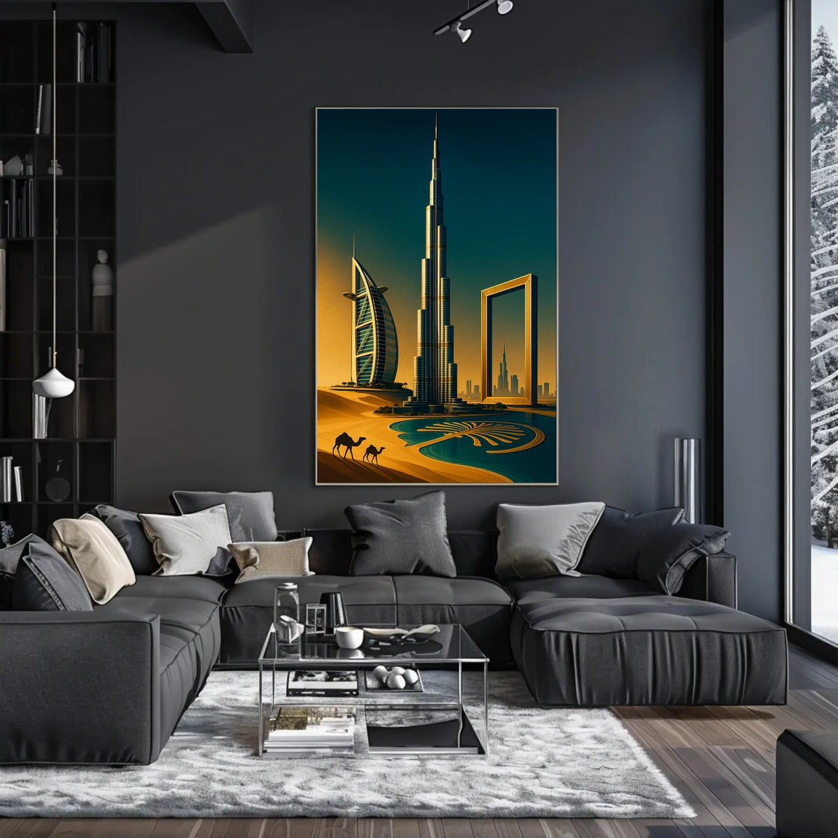 Architectural Wonders Of Dubai Poster