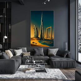 Architectural Wonders Of Dubai Poster