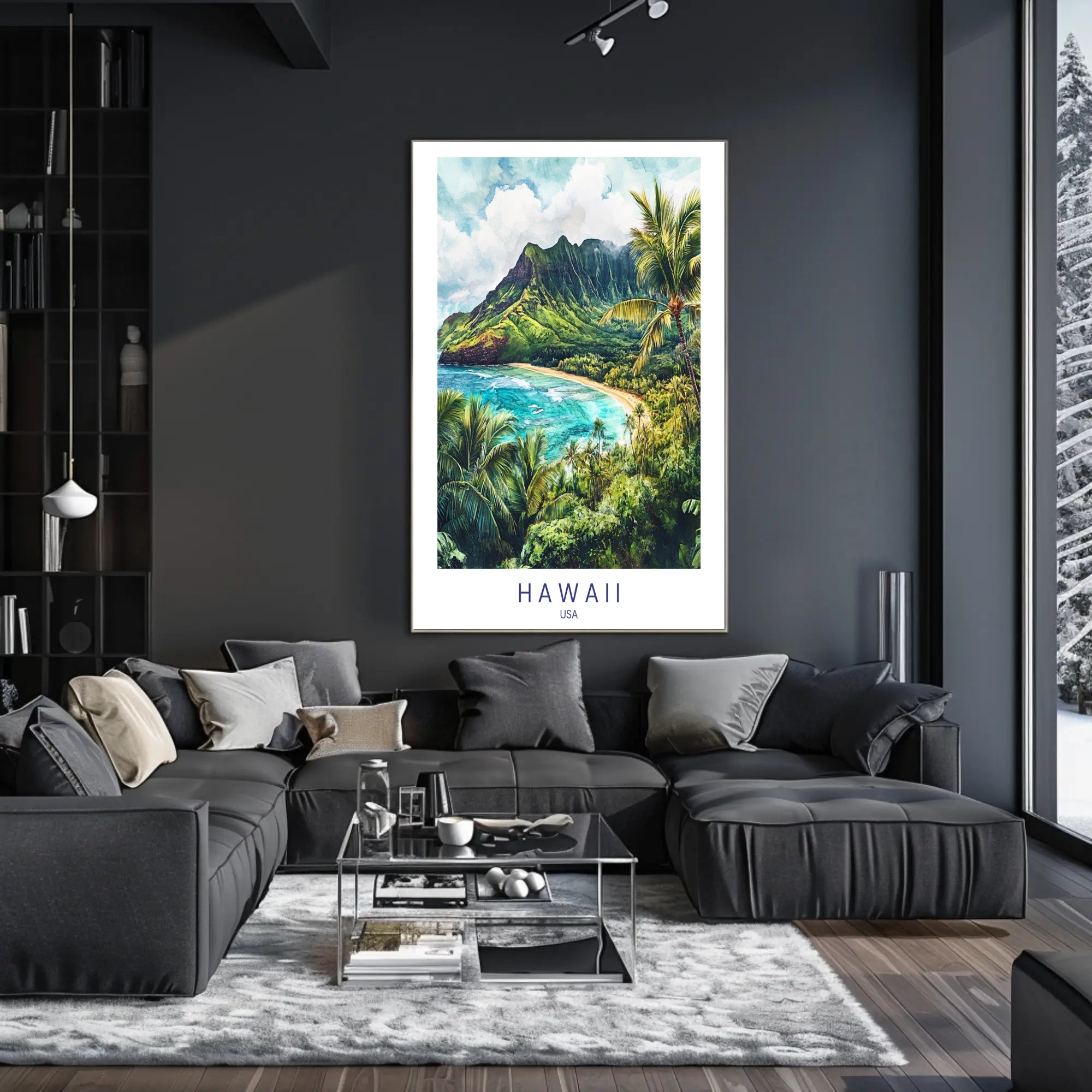 Tropical Paradise of Hawaii Poster PosterGoat