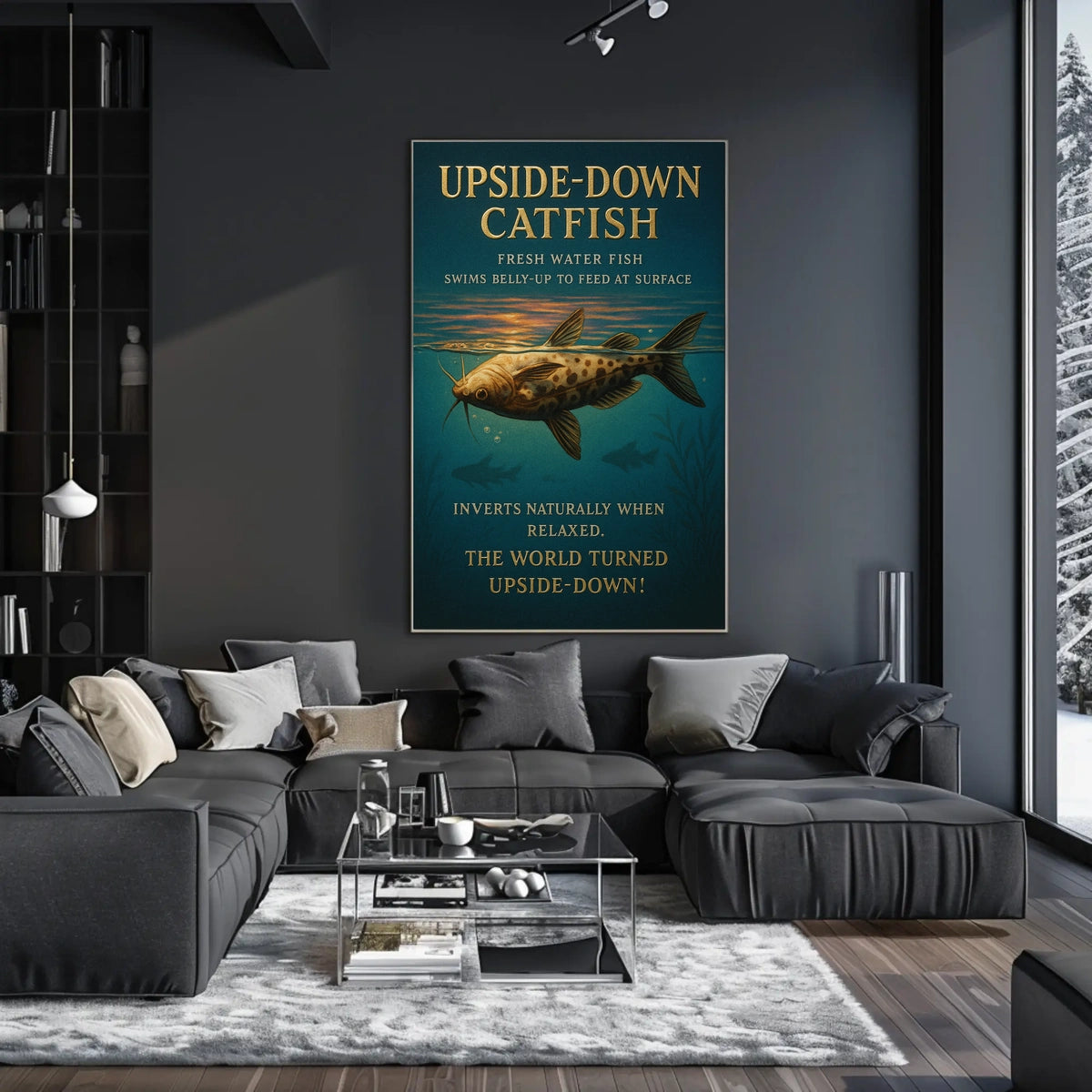 Upside-Down Catfish Poster