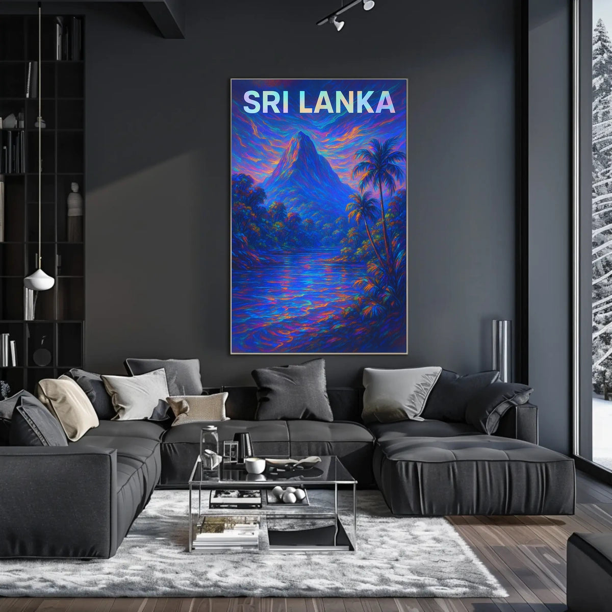 Sri Lanka Vibrant Landscape Poster
