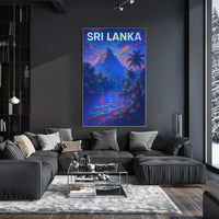 Sri Lanka Vibrant Landscape Poster
