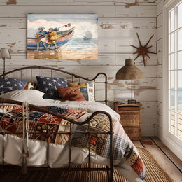 Coastal Fishermen Poster
