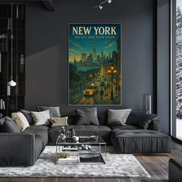 New York The City That Never Sleeps Poster