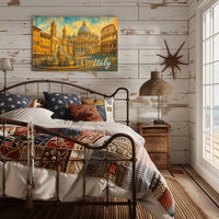 Timeless Italy Watercolor Wanderlust Poster