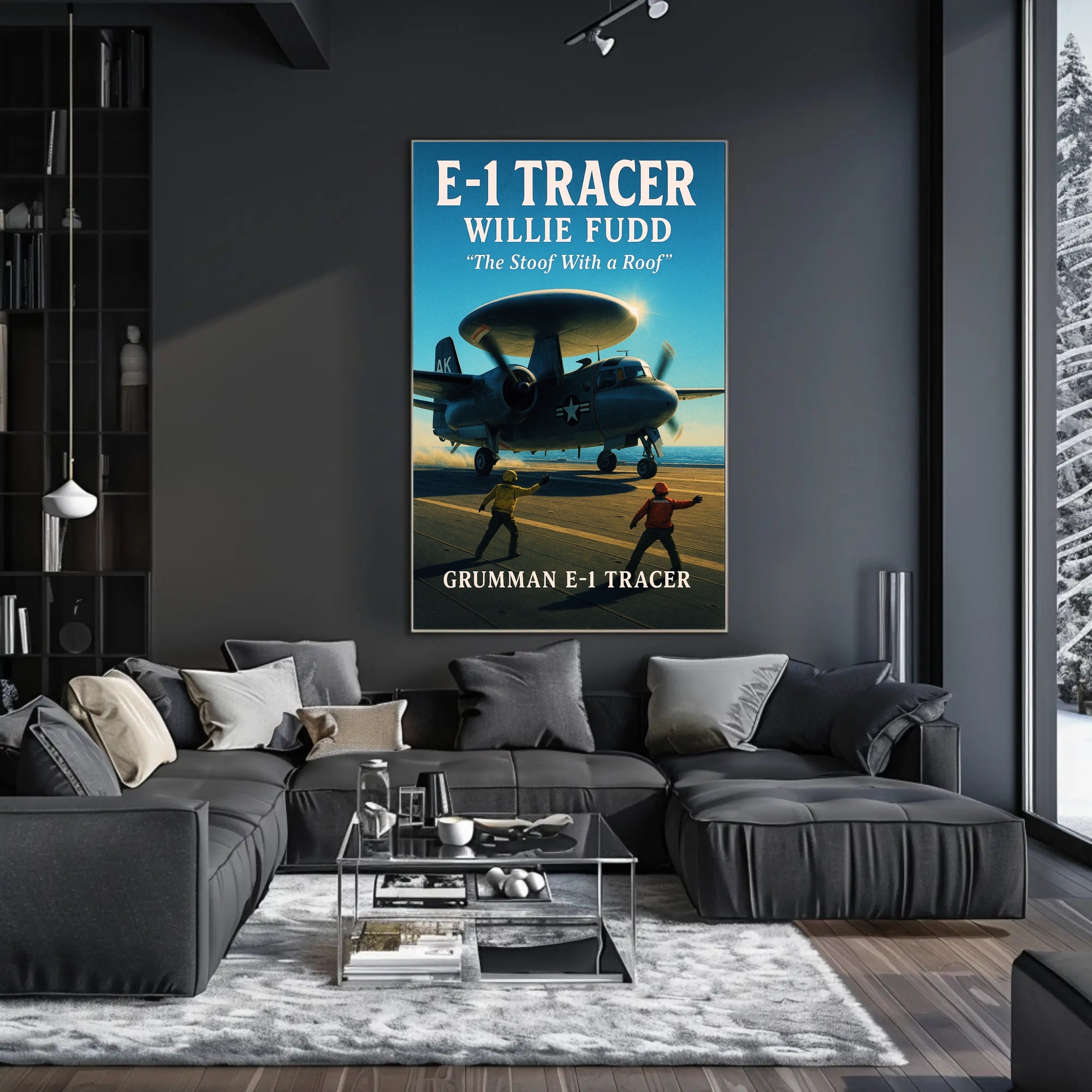 Grumman E-1 Tracer "The Stoof With a Roof" Poster PosterGoat