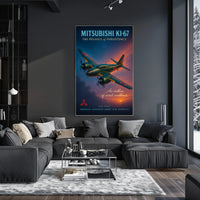 Mitsubishi Ki-67 The Pegasus of Persistence Poster