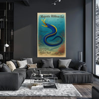 Majestic Ribbon Eel Poster