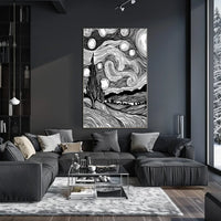 Modern Abstract Typography Art Poster