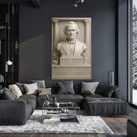 Andrew Johnson Bust Historical or Presidential Poster