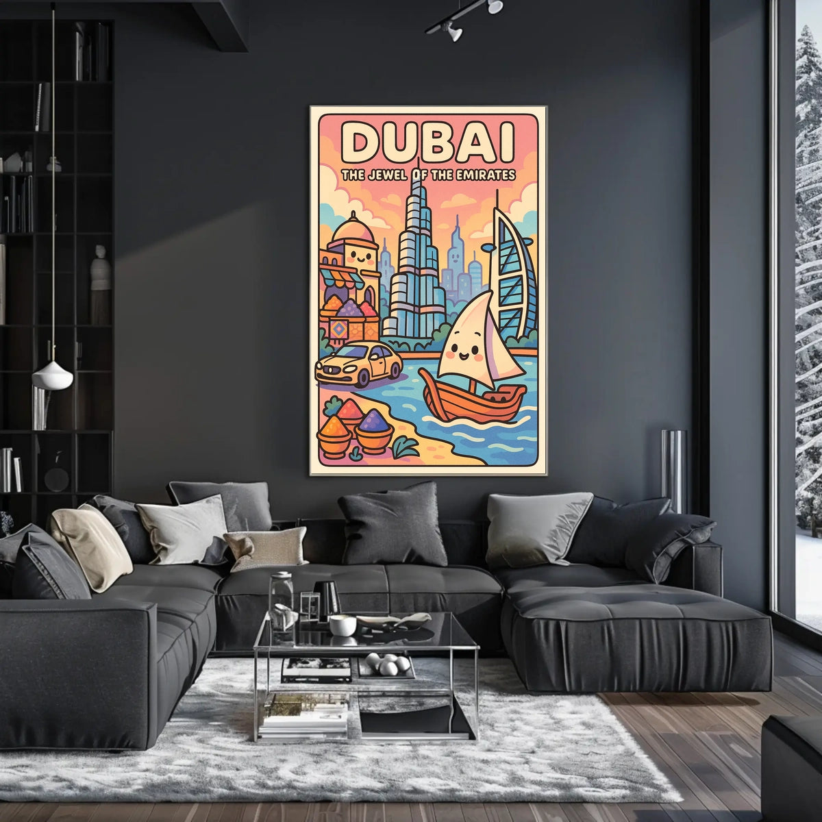 Dubai The Jewel of the Emirates Poster