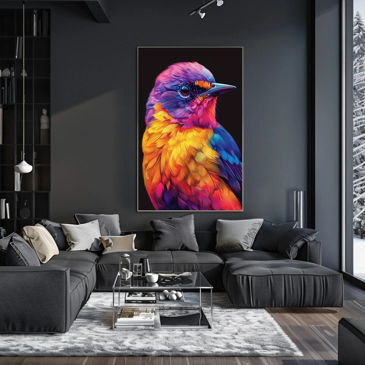 Vibrant Avian Artistry Poster