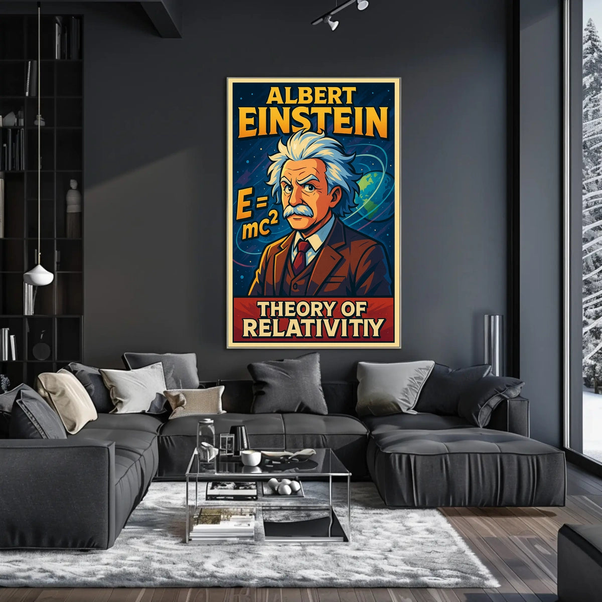 Albert Einstein Theory Of Relativity Poster