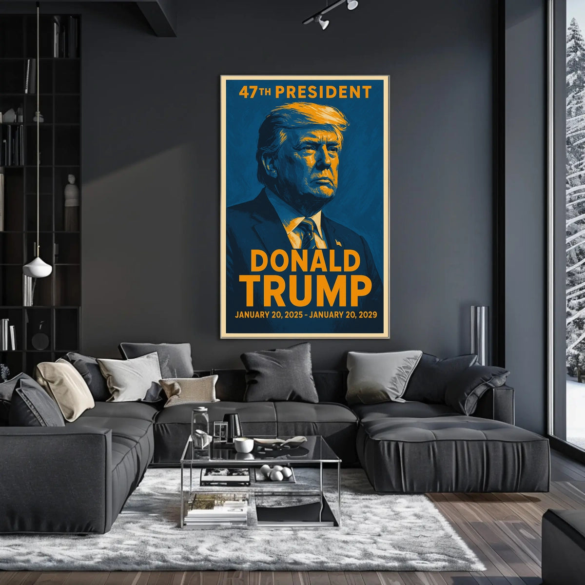 Donald Trump 47th President Poster