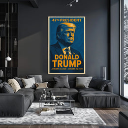 Donald Trump 47th President Poster