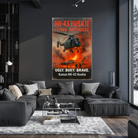 Kaman HH-43 Huskie Ugly. Boxy. Brave Poster PosterGoat