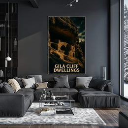 Gila Cliff Dwellings Poster