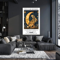 Vintage William Morris Hare Moon Artistic Poster