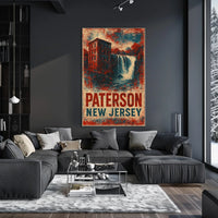 Paterson Heritage Travel Typography Collector Poster