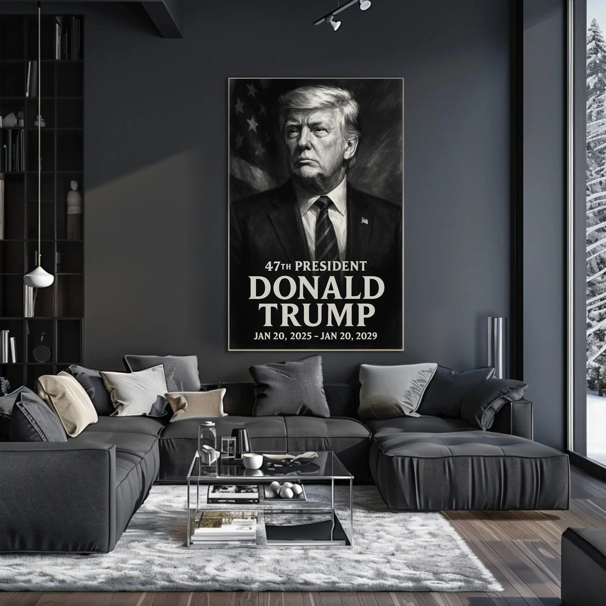 Donald Trump 47th President Poster
