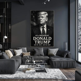 Donald Trump 47th President Poster