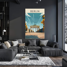 Berlin's Iconic Landmark Poster