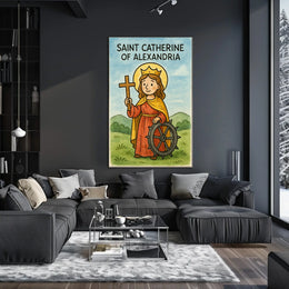 Saint Catherine of Alexandria Poster