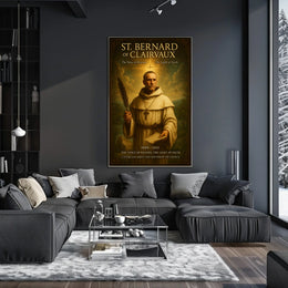 St. Bernard Of Clairvaux The Voice Of Poster