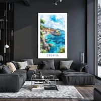 Coastal Beauty of Croatia Poster PosterGoat