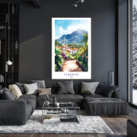 Scenic Beauty of Tenerife Poster PosterGoat
