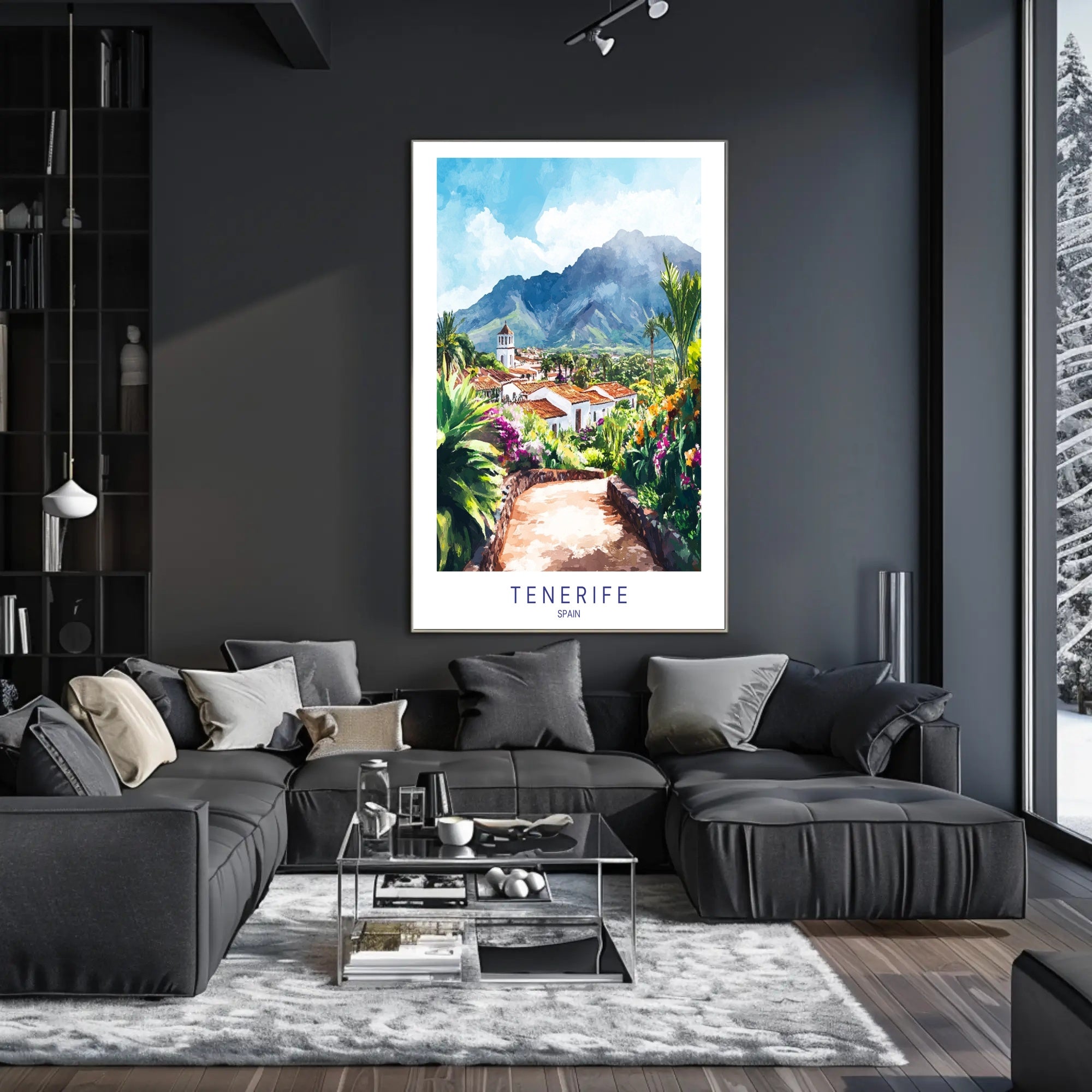 Scenic Beauty of Tenerife Poster PosterGoat