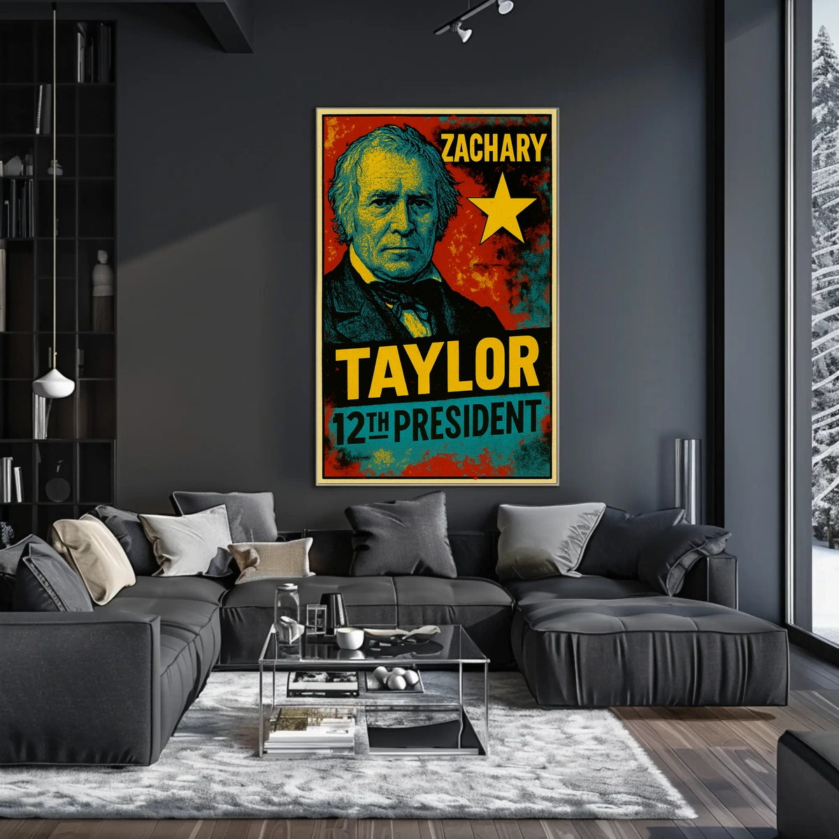 Zachary Taylor 12th President of the United States Graffiti Pop Art Poster