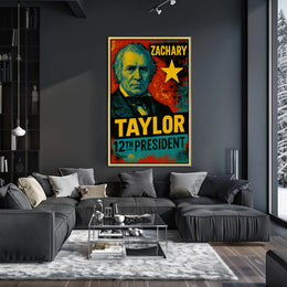 Zachary Taylor 12th President of the United States Graffiti Pop Art Poster