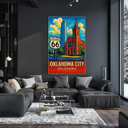 Oklahoma City Route 66 Poster