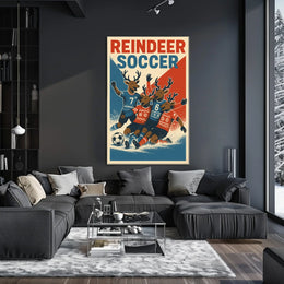 Reindeer Soccer Extravaganza Poster