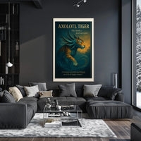 Axolotl Tiger The Myth of Land and Water Poster