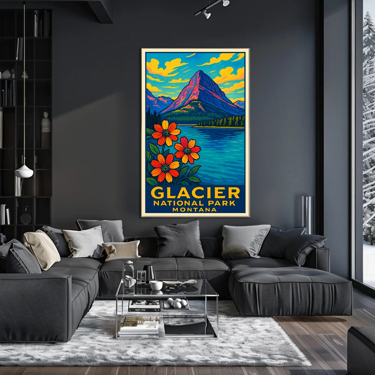 Glacier National Park Poster