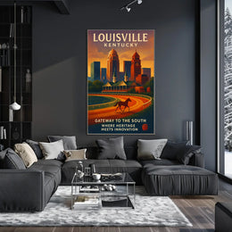 Gateway to the South Louisville, Kentucky Poster