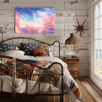 Dreamy Urban Skyline Poster