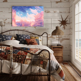 Dreamy Urban Skyline Poster