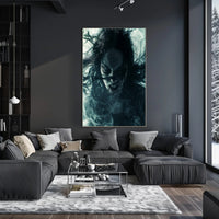 Haunting Visage Art Print Poster for Home Decor and Wall Art PosterGoat