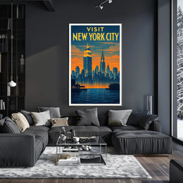 Visit New York City Poster PosterGoat
