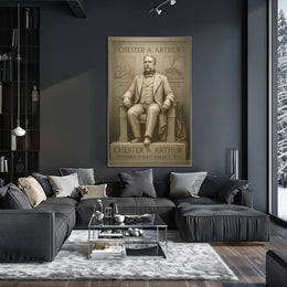 Chester A. Arthur Presidency Overview Poster