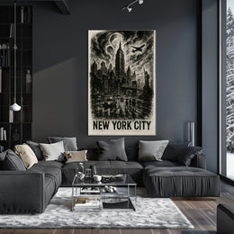 New York City Skyline Poster