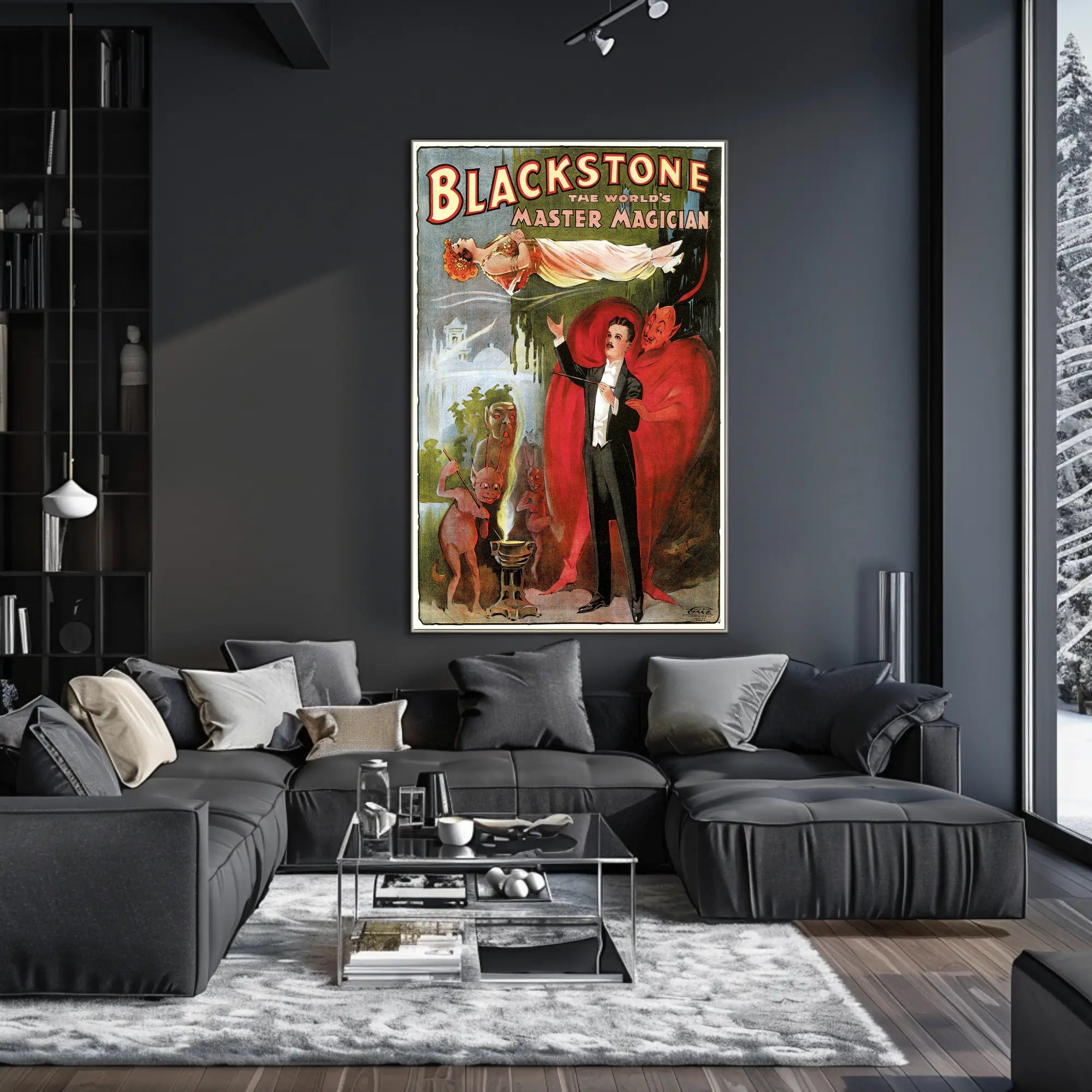 Blackstone Magic Show Vintage Cultural or Heritage Poster