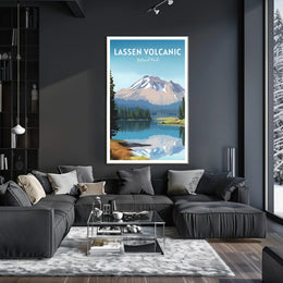 Lassen Volcanic National Park Scenic Poster Print
