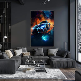 Racing Inferno Poster PosterGoat