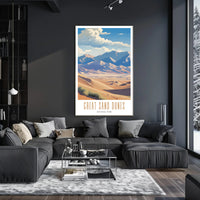 Great Sand Dunes National Park Scenic Poster Print