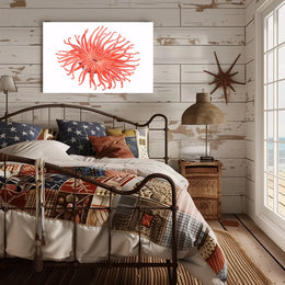 Vibrant Sea Anemone Modern Art Poster Print