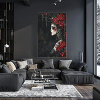 Gothic Romantic Aura Women's Art in Artistic or Pop Culture Poster